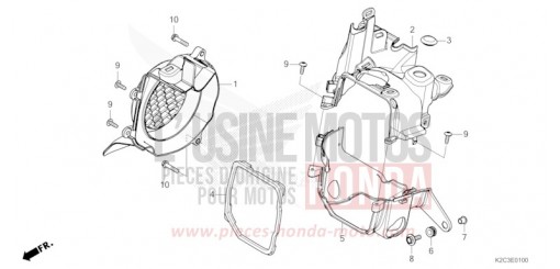 SHROUD/FAN COVER NSC110M de 2021
